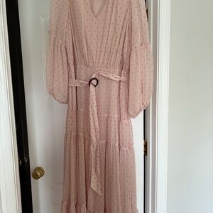 Taylor Pink Frills Dress